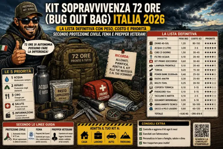 kit-sopravvivenza-72-ore-bug-out-bag-italia-2026-seo