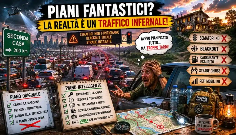 piano-di-fuga-seconda-casa-traffico-blackout-prepper